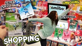 Amiibo Shopping w FGTEEV Mom amp Chase Surprise  Unboxing Super Smash Bros 4 WiiU  Wave 1 [upl. by Kancler818]