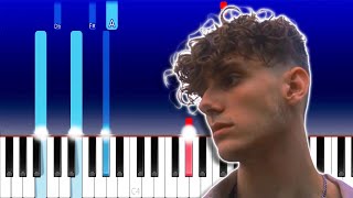 JVKE  golden hour Piano Tutorial [upl. by Eurd]