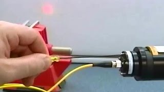 Laser to Fiber Coupler with Receptacle Instruction Video [upl. by Bonnell601]