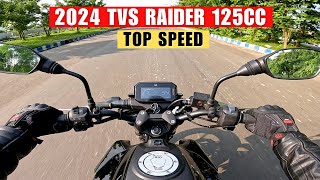 2024 TVS Raider 125cc Acceleration Test  Top Speed 🔥 [upl. by Fitzpatrick558]