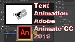 Text Animation using Adobe Animate CC 2019 [upl. by Yregerg]