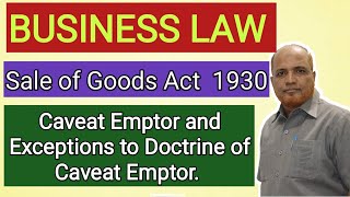 Business Law I Caveat Emptor I Exceptions to the Doctrine of Caveat Emptor I Khans Commerce Tutorial [upl. by Gaudette]