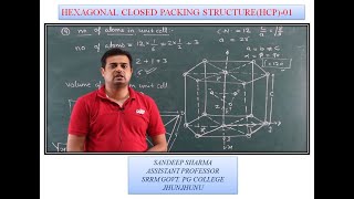 Hexagonal Close Packed StructureSolid State Physics [upl. by Etteoj394]