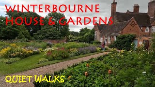 Winterbourne gardens and house Edgbaston Birmingham UK  Quiet Walks 16 [upl. by Davena]