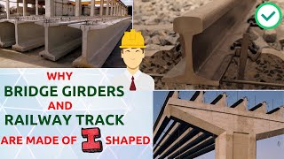 Why girders are made i shaped  Girder Bridge  Bridge Engineering  Lec  02 [upl. by Euell]