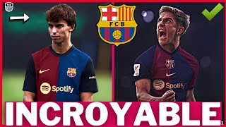 LES MAILLOTS DU BARÇA POUR LA SAISON PROCHAINE  INCROYABLE  JOAO FÉLIX ET LAMINE YAMAL IMPORTANTS [upl. by Geier]