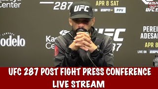 UFC 287 Pereira vs Adesanya 2 Post Fight Press Conference Live Stream [upl. by Erich]