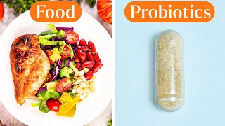 Food Vs Probiotic Supplements  Whats Best for Improving Your Gut Health [upl. by Annaeoj54]