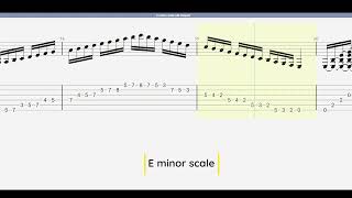 E minor scale [upl. by Xena]