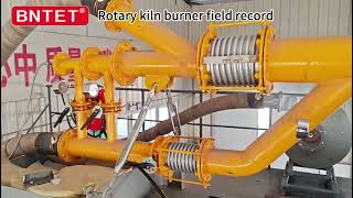 Rotary kiln burner ignitionMultichannel burner [upl. by Omle]