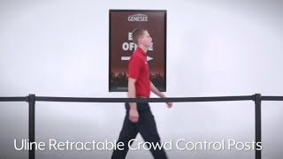 Uline Retractable Crowd Control [upl. by Nolana15]