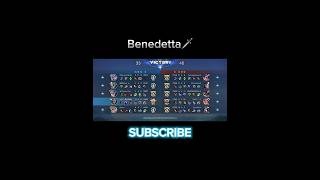 Benedetta MPL EPIC COMEBACK benedettaml mlbb mobilelegends shorts [upl. by Regine17]