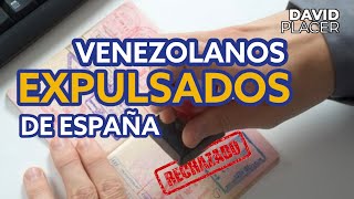 Venezolanos rechazados en España pasaje ilegal [upl. by Anawot]