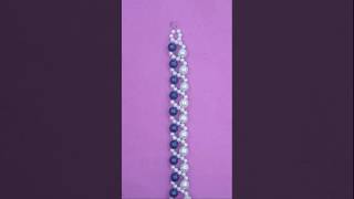 Diy pearl bracelet  pearlbeading pearl beads beadedbracelet [upl. by Cissej]