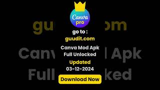 Download Canva Mod APK Full Unlocked in Minutes 03122024 canvapro2024 canvatips [upl. by Iliram]