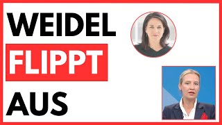 WEIDEL FLIPPT AUS BUNDESTAG SCHREIT AMPEL LACH  CDU UND AFD STILL [upl. by Fesoy556]