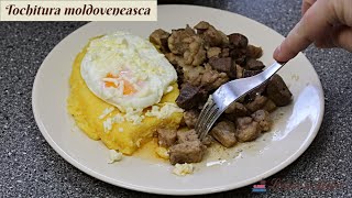 Tochitura moldoveneasca din carne de porc Reteta traditionala  🥣 Lecturi si Arome [upl. by Kletter35]