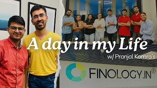 A Day in My Life at Finology Office  with Pranjal Kamra amp Priya Jain [upl. by Adelaja]