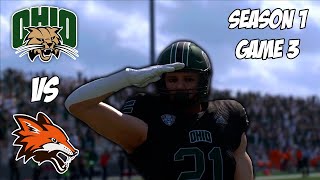 Ohio vs FCS Midwest Highlights  Road to Glory QB Game Three  College Football 25 [upl. by Fachini]