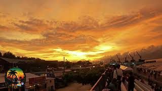 ANG PAGLUBOG NG HARING ARAW🌞BAYWALK PUERTO PRINCESA CITY PALAWAN sunset palawan [upl. by Tare]