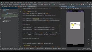 Custom Searchable Spinner in Android Studio with Java [upl. by Aibsel227]