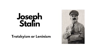 Joseph Stalin  Trotskyism or Leninism 1924 [upl. by Notniuqal]