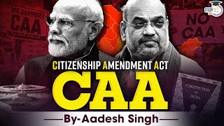 Citizenship Amendment Act  CAA  Explained Through Animation  UPSC GS2  StudyIQ IAS [upl. by Lajes]