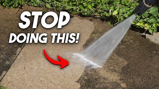 How To Pressure Wash A Concrete Driveway [upl. by Nagram]