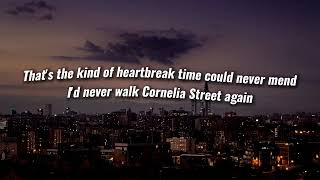 Taylor Swift  Cornelia Street Lyrics Video [upl. by Horodko]