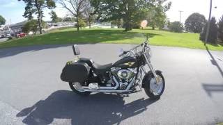 2005 Harley Davidson Fatboy 95Ci Test Drive Review [upl. by Aciemaj]