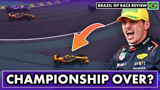 2024 Brazilian Grand Prix Race Review  P1 Podcast [upl. by Suillenroc]