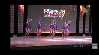 Ladylicious  Final Team Shines Bachata Ladys Open  Euroson Latino 2021 [upl. by Burrow]