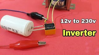 12v to 230v Inverter using fan capacitor [upl. by Thier]