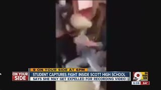 Scott High School student captures fight on video [upl. by Carrew]