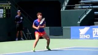 ラクシカ・カムカムダブルハンデットフォアハンドLuksika Kumkhum double handed forehand [upl. by Xever182]