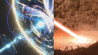 FF16 Bahamut Zettaflare vs Donald Duck Zettaflare [upl. by Valera]