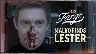 Malvo Finds Lester  Scene  Fargo  FX [upl. by Itsa]