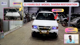 CHEVROLET TAVERA 2012 MODEL RESTORATION  11 YEARS OLD MODEL RESTORATION  Happy customer  ACN [upl. by Sarat]