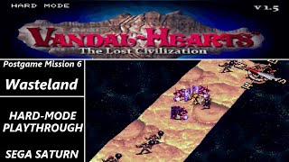 Wasteland  VANDAL HEARTS SATURN HARD MODE WALKTHROUGH POSTGAME Mission 6 [upl. by Lac]