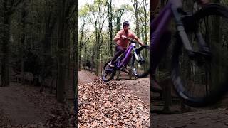 ‘leaf’ it out 😂 mtb bicycle bike bikelife mtblove mtblife mountainbike bikepark [upl. by Debo177]