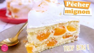 🍑 Le GATEAU PECHER MIGNON traditionnel 🍑 [upl. by Maillw768]