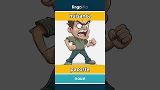 🇬🇧🇷🇴 nuisance  pacoste  vocabulary builder  learn English  să învățăm engleza [upl. by Ahtel]