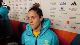 Gorry Weve got to be proud of what weve done  FIFA Womens World Cup™ Post Match Interview [upl. by Rosen]