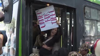 Dozens of Tibetans detained during protest near Chinese Embassy in New Delhi [upl. by Lynsey]