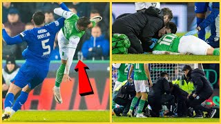 Video 🔴 Martin Boyle Nasty Injury  Hibernian Football star suffers head injury vs Rangers [upl. by Thielen]