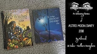 🌜UK Review  ASTRO MOON DIARY 2018 By Astrocal  UK Dates  Northern Hemisphere🌛 [upl. by Muryh403]