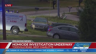 Police investigating west Charlotte homicide [upl. by Kieffer]