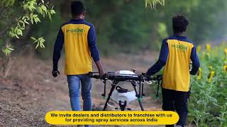 MD10H Agricultural Spraying Drone  DGCA Certified Drone [upl. by Agn184]