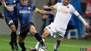 Internazionale Milano  AS Roma 23  Semifinale Cup Italy  17042013  San Siro  Fifa 13 [upl. by Nalod336]