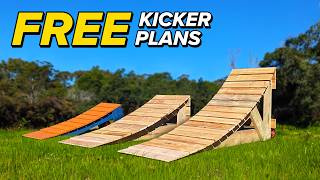 How to build a wooden MTB jump with FREE KICKER PLANS [upl. by Fariss]